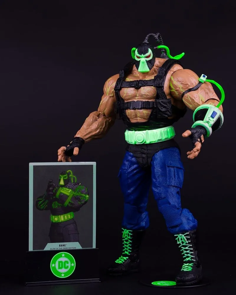 Mega Action Figure DC Multiverse - Bane (Glow In The Dark)  Gold Label 