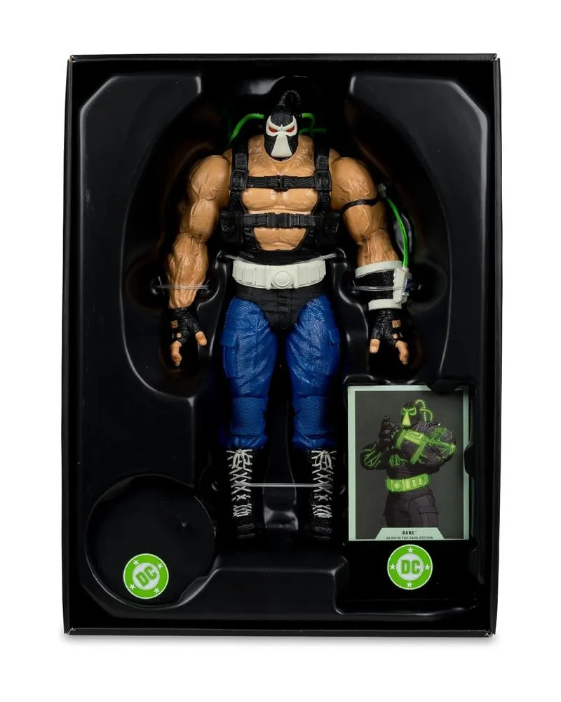 Mega Action Figure DC Multiverse - Bane (Glow In The Dark)  Gold Label 
