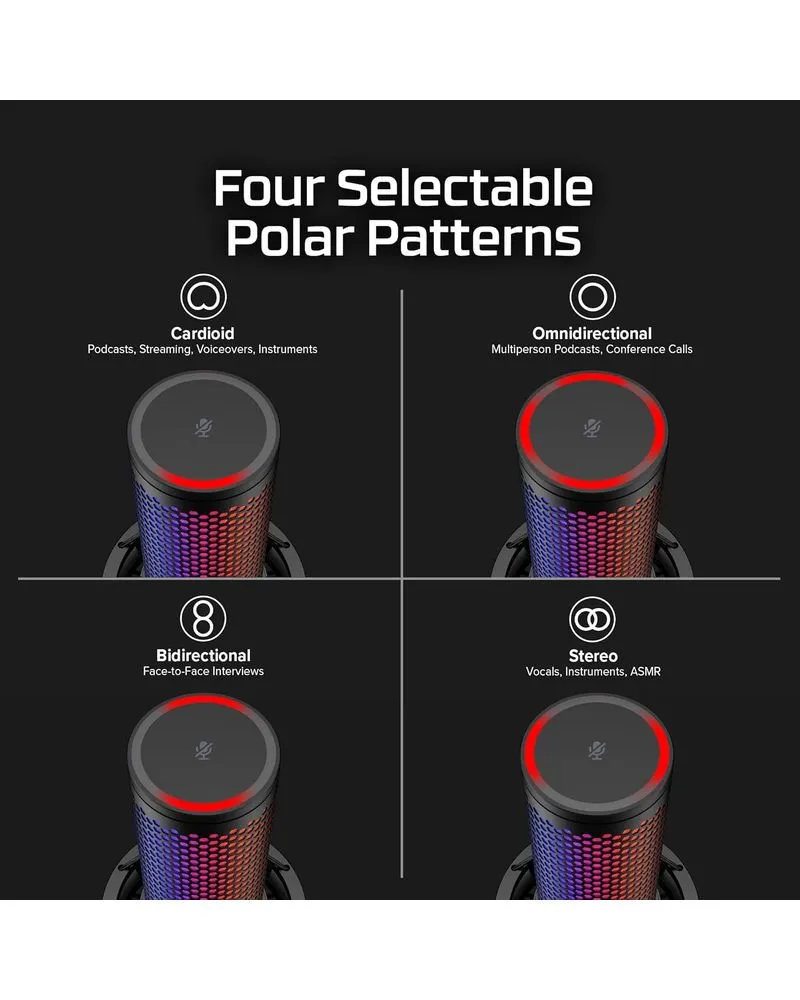 Mikrofon HyperX QuadCast 2S RGB - Black 