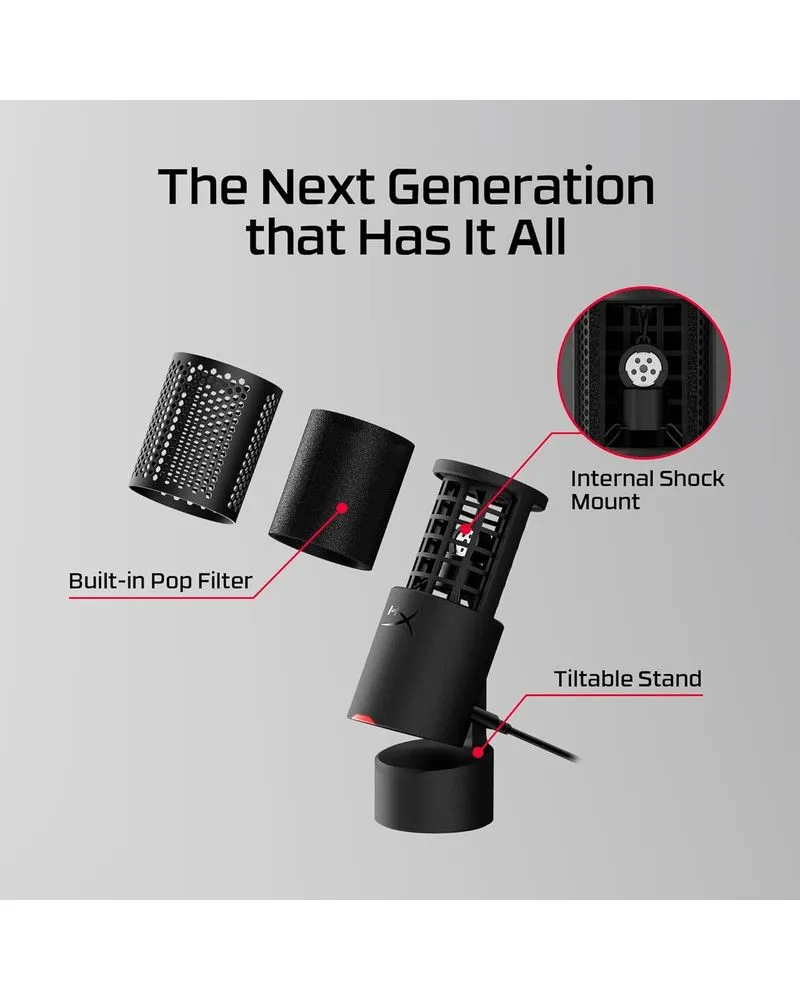 Mikrofon HyperX SoloCast Black 2 