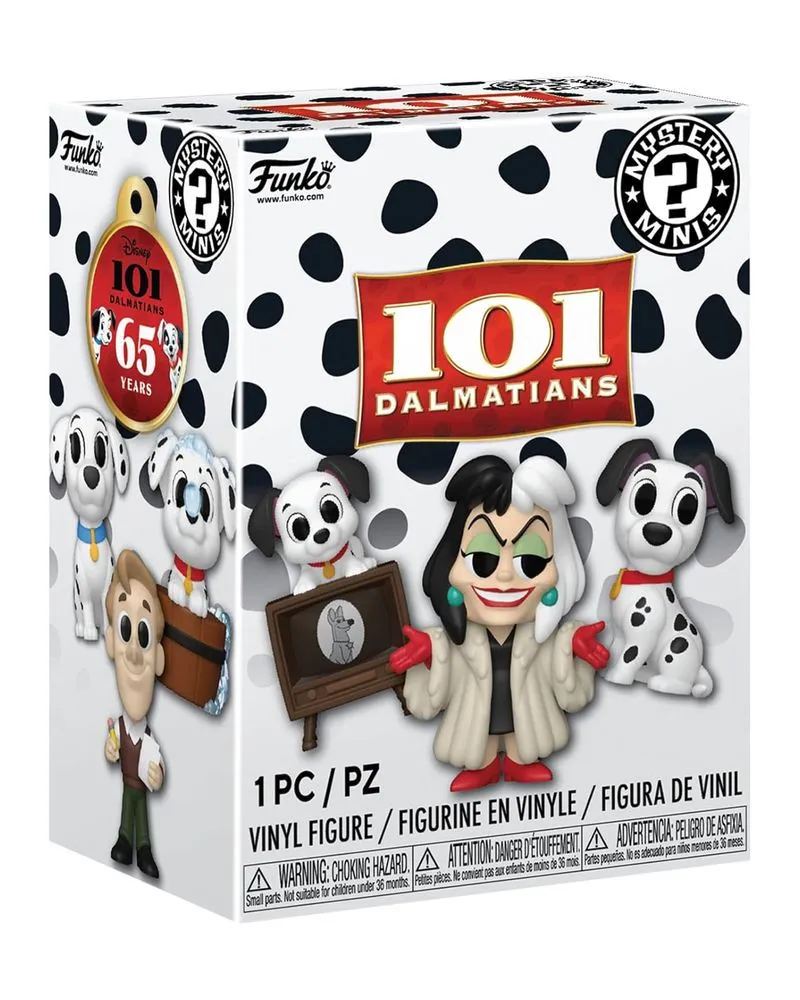 Mini Figures Funko Disney - 101 Dalmatian - Mistery Minis 