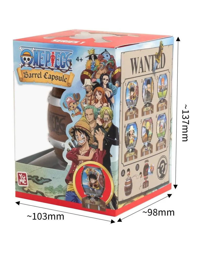 Mini Figures One Piece Barrel Capsule - Blind Box 