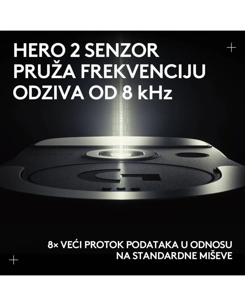 Miš Logitech G PRO X Superlight Wireless v2 DEX - Black 