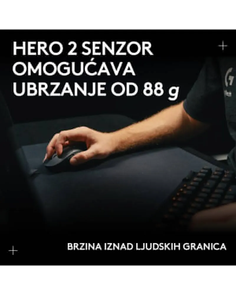 Miš Logitech G PRO X Superlight Wireless v2 DEX - Black 