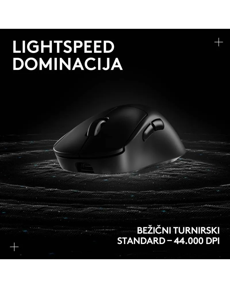Miš Logitech G PRO X Superlight Wireless v2 DEX - Black 