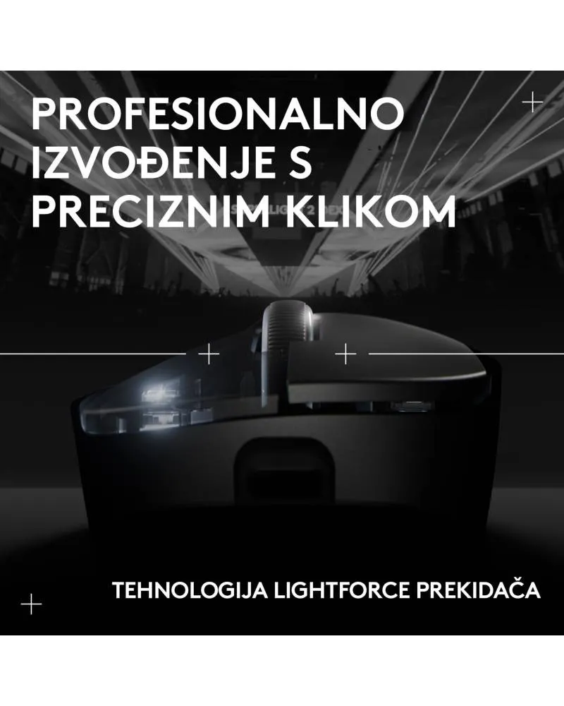 Miš Logitech G PRO X Superlight Wireless v2 DEX - Black 