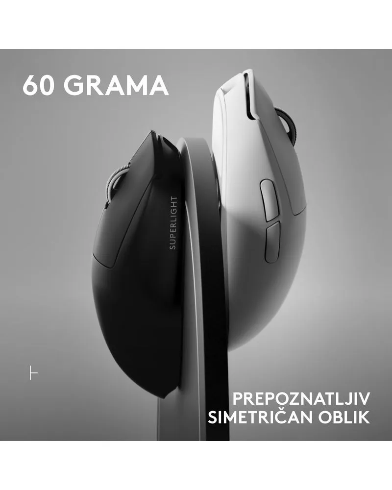 Miš Logitech G PRO X Superlight Wireless v2 SE - Black 