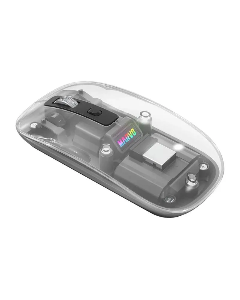 Miš Marvo Prism B10 M810W Wireless - Transparent Black 