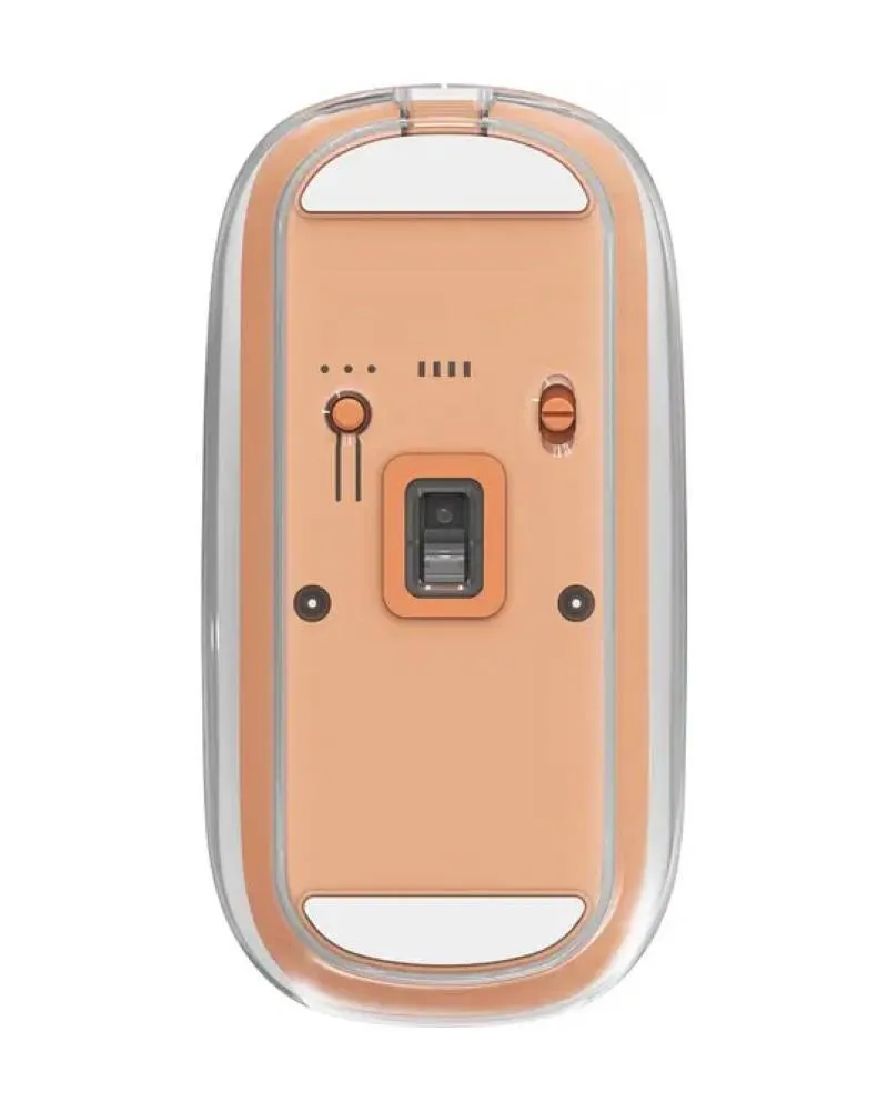 Miš Marvo Prism B10 M810W Wireless - Transparent Orange 