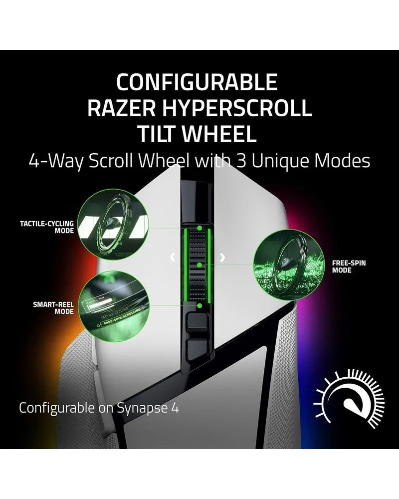 Miš Razer Basilisk V3 Pro 35K Wireless - White 