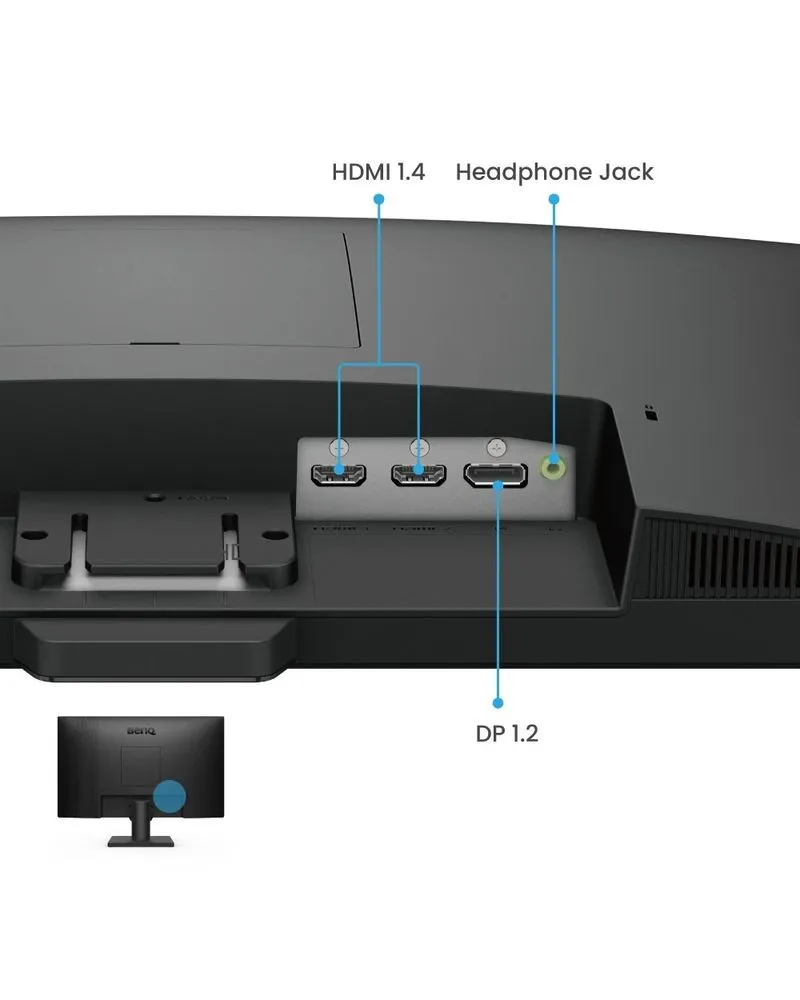 Monitor BenQ 23.8' LED GW2490E Black 