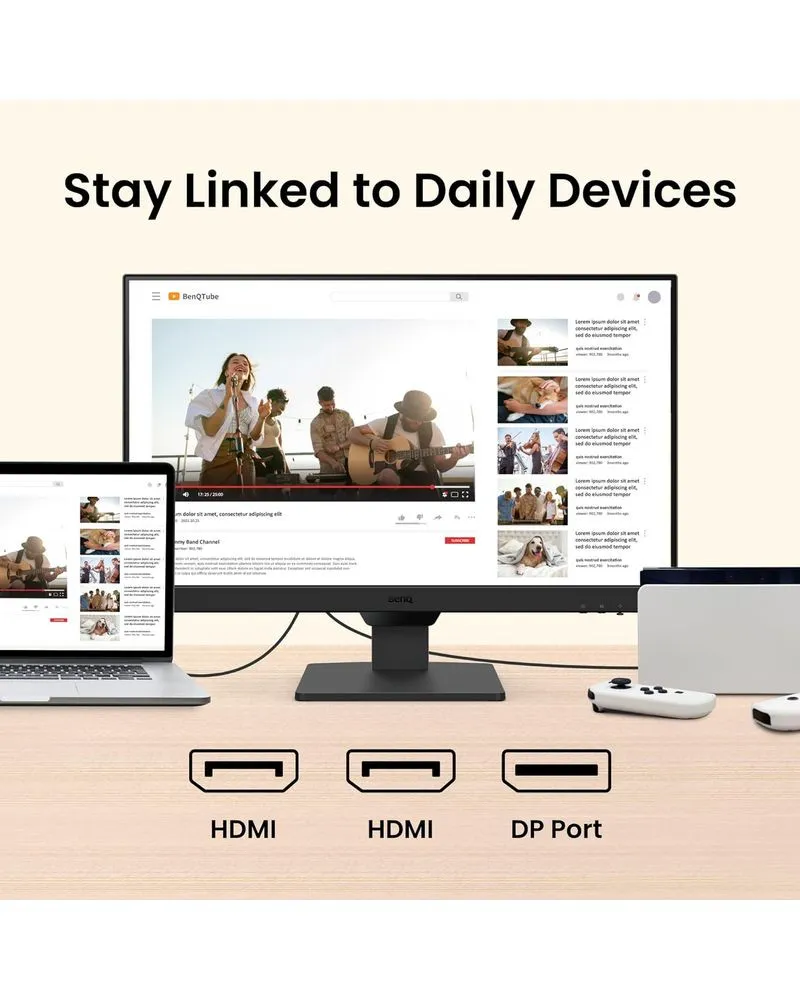 Monitor BenQ 27' LED GW2790E Black 