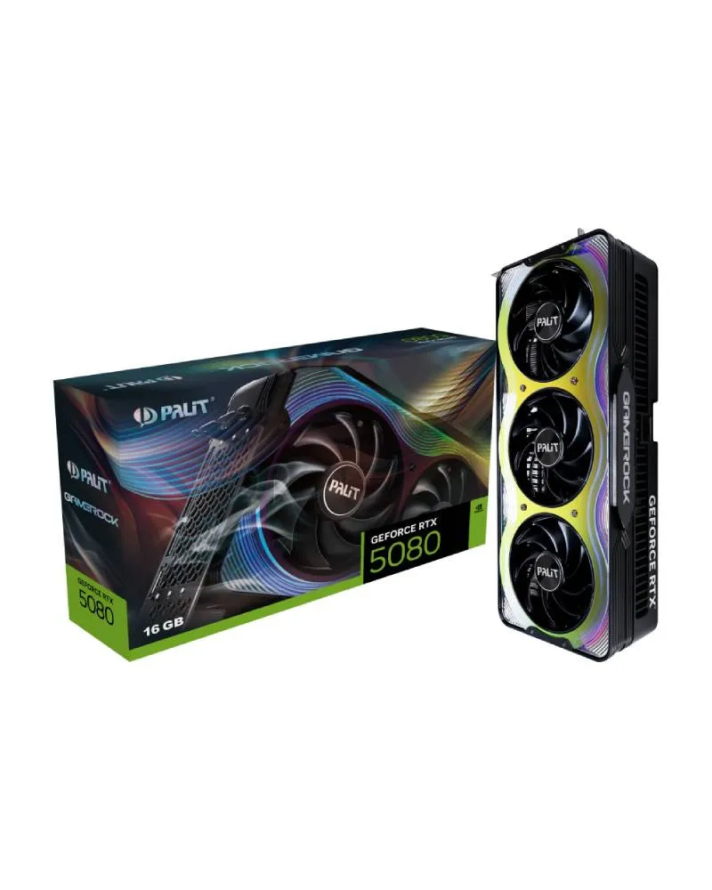PALIT Grafička karta nVidia GeForce RTX 5080 16GB 256bit RTX 5080 GameRock 
