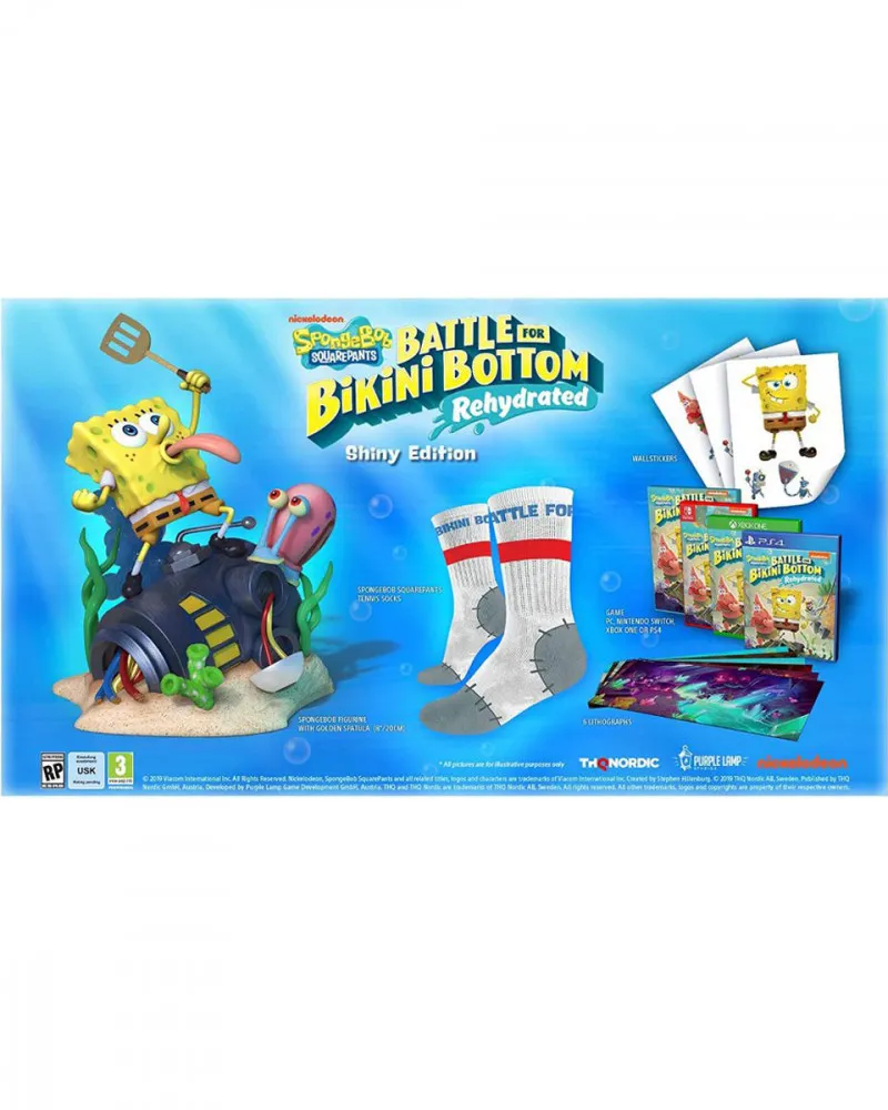 XBOX ONE Spongebob SquarePants: Battle for Bikini Bottom - Rehydrated - Shiny Edition 