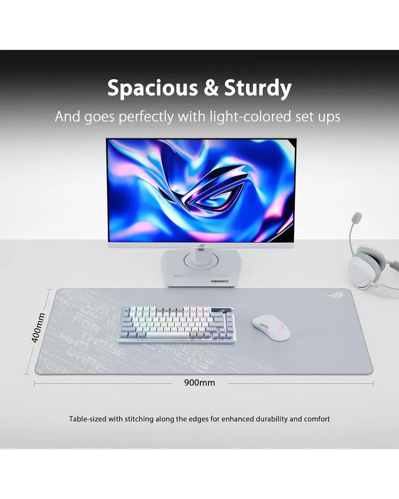 Podloga Asus ROG Scabbard II - Artic Gray 