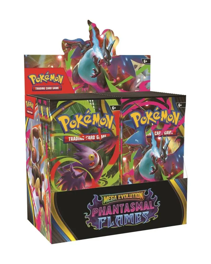 Board Game - Pokemon - TCG Mega Evolution- Phantasmal Flames Booster Pack 