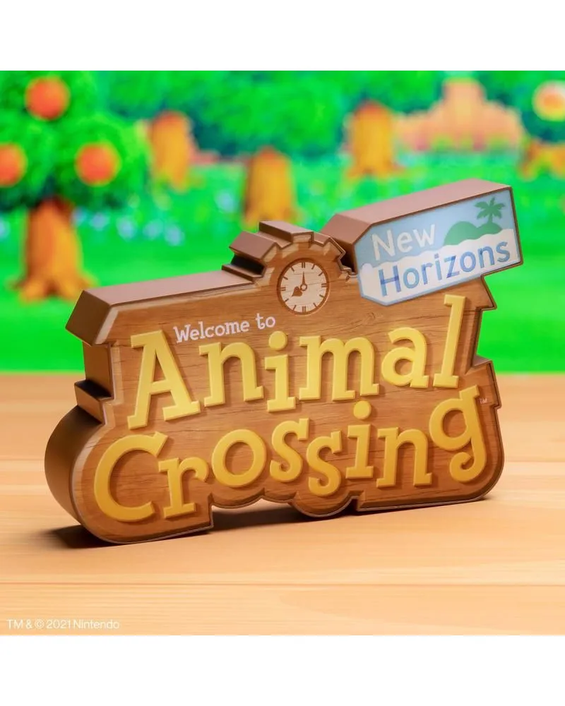 Lampa Paladone - Animal Crossing - Logo Light 