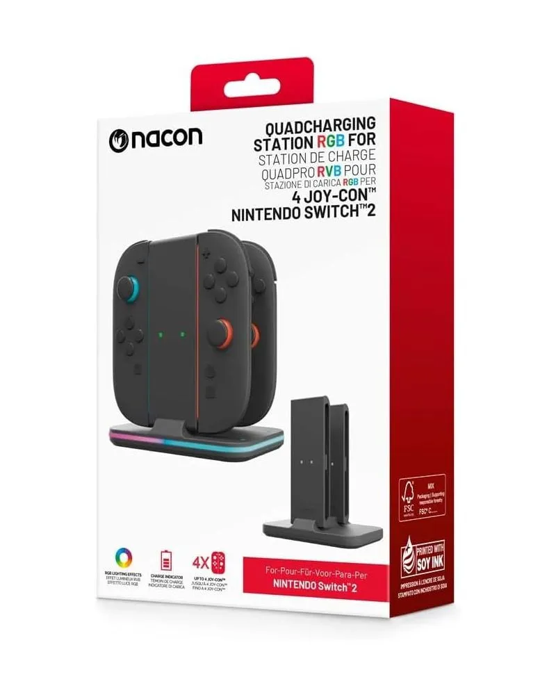 Punjač za Gamepad Nacon Charging Station For 2 Joy-Con 