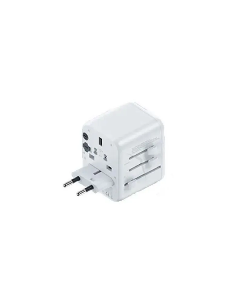 Putni adapter Remax 2.4 A RP-U23 UK/EU/US/AU - White 