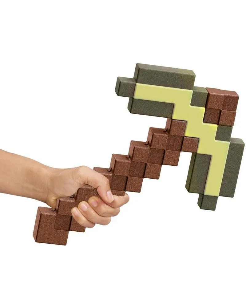 Replica Minecraft - Gold Pickaxe - Plastic 
