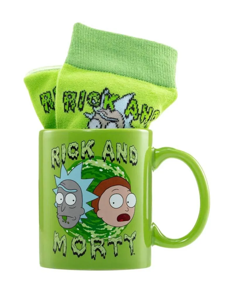 Gift Set - Rick & Morty - Portal - Šolja & Čarape 