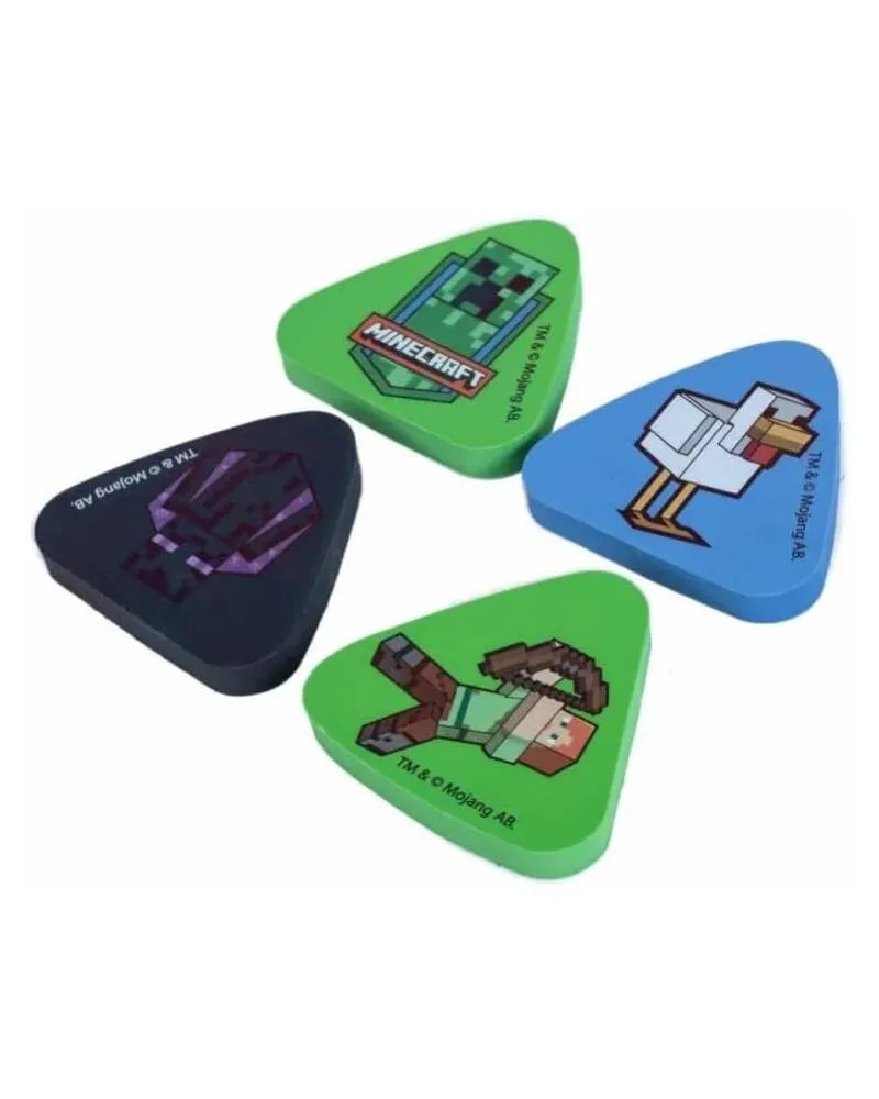 Set Gumica Za Brisanje Minecraft - Characters Eraser 