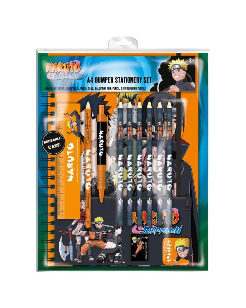 Školski set - Naruto Shippuden Bumper A4 - Stationary Set 
