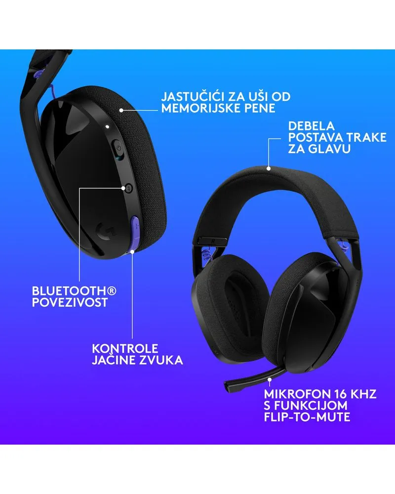 Slušalice Logitech G321 - Black 