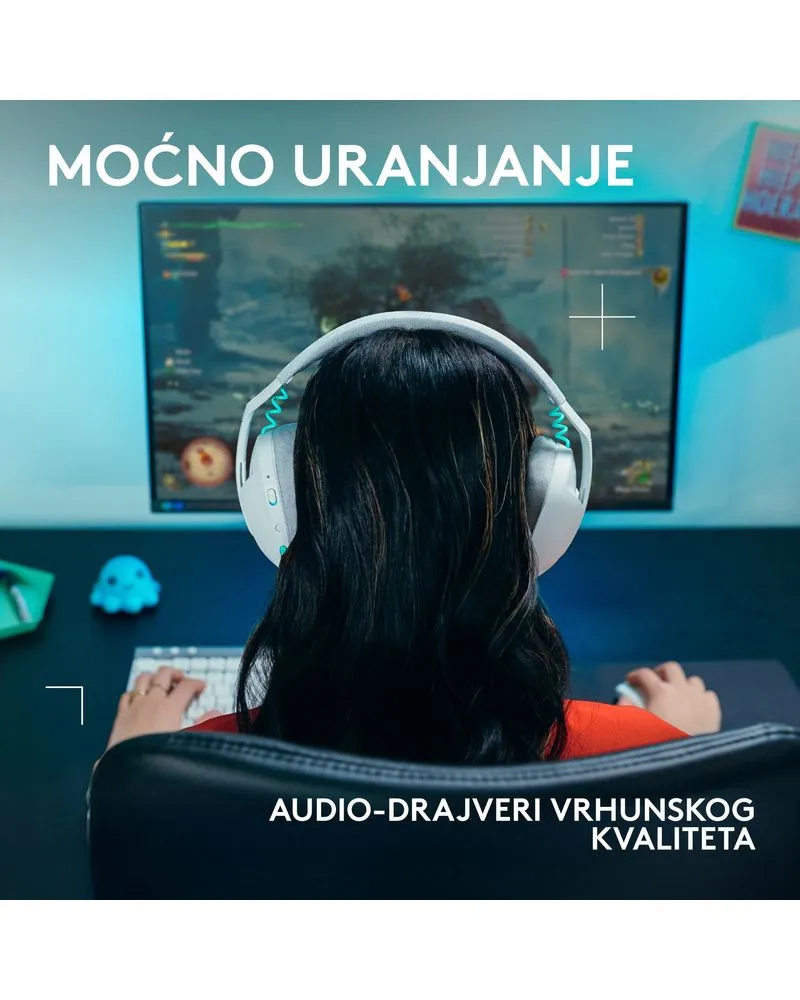 Slušalice Logitech G321 - White 