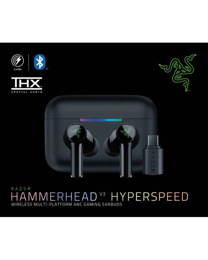 Slušalice Razer Hammerhead V3 HyperSpeed - Wireless Gaming Earbuds 