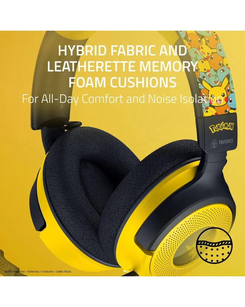 Slušalice Razer Kraken V4 X - Pokemon Kanto Starters Edition