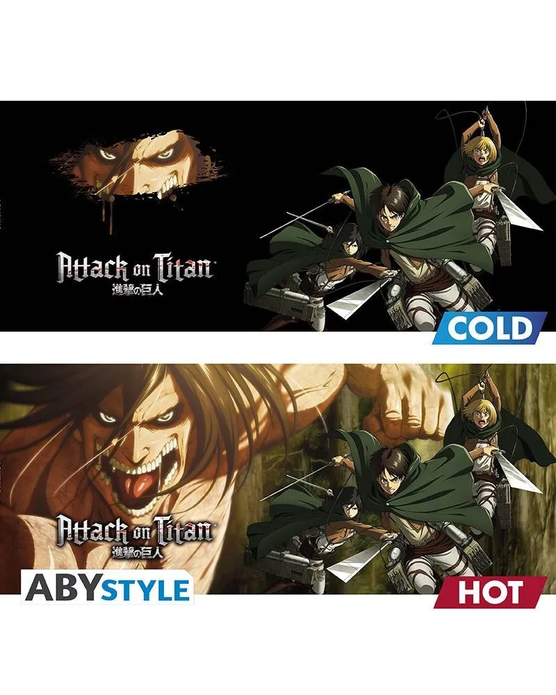 Šolja AbyStyle - Attack On Titan - Eren - Heat Change 