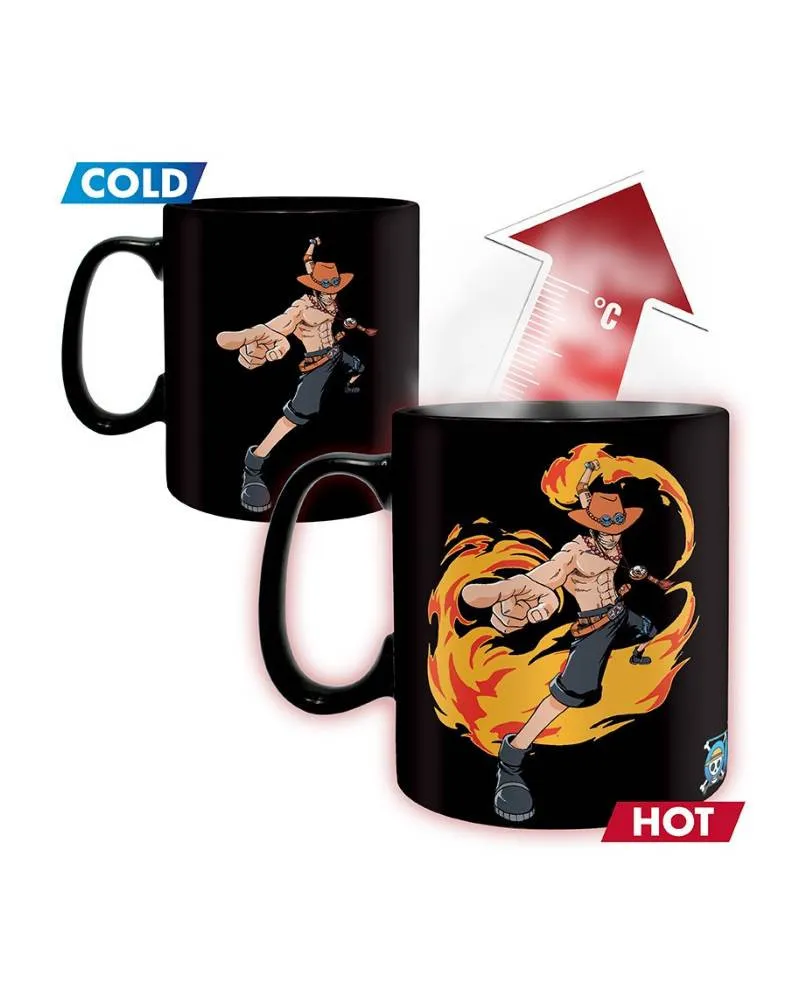 Šolja AbyStyle - One Piece - Luffy And Ace - Heat Change 