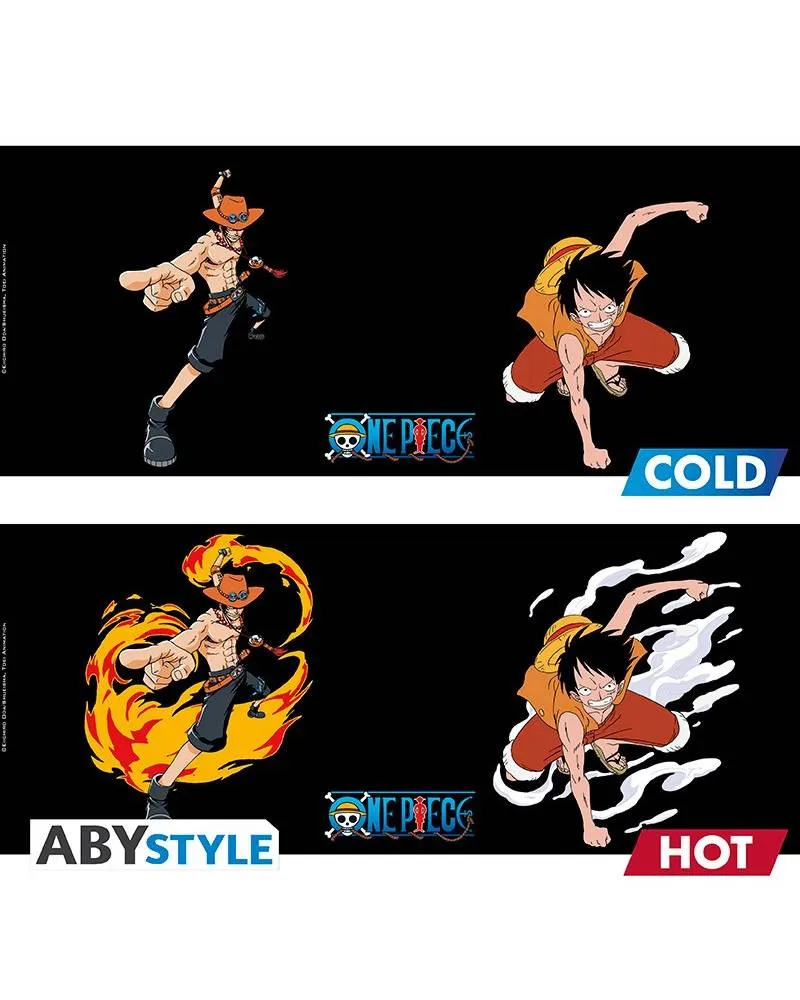 Šolja AbyStyle - One Piece - Luffy And Ace - Heat Change 