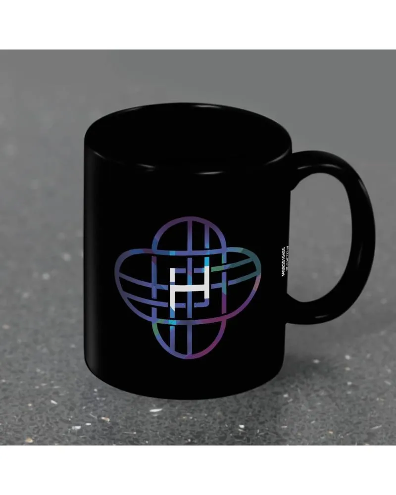 Šolja KPop Demon Hunters - Huntrix Logo Black Pod Mug 