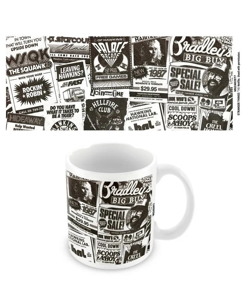 Šolja Stranger Things - Newspaper Mug 