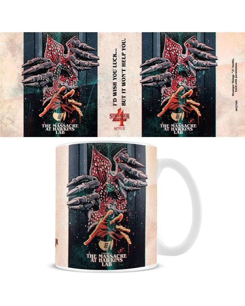 Šolja Stranger Things -The Massacre At Hawkins Lab Mug 