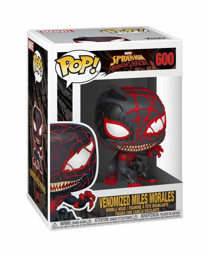 Bobble Figure Marvel - Spider-Man POP! - Venomized Miles Morales 