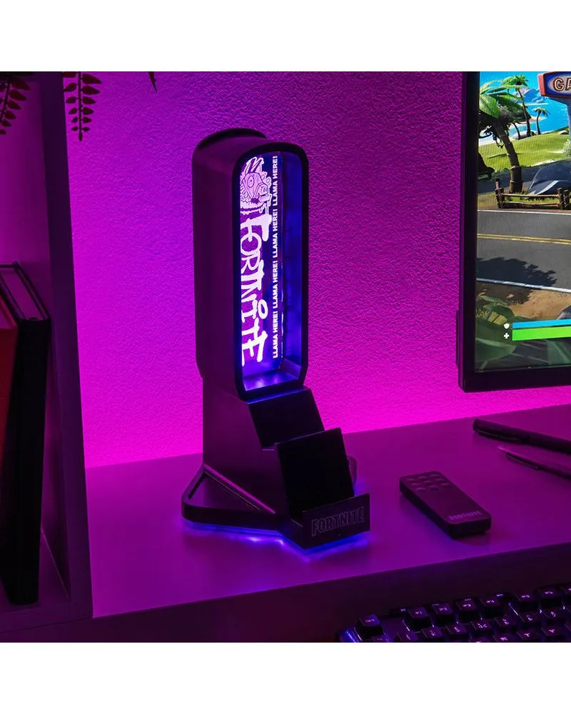 Stalak za slušalice Paladone - Fortnite Headphone Stand With Light 