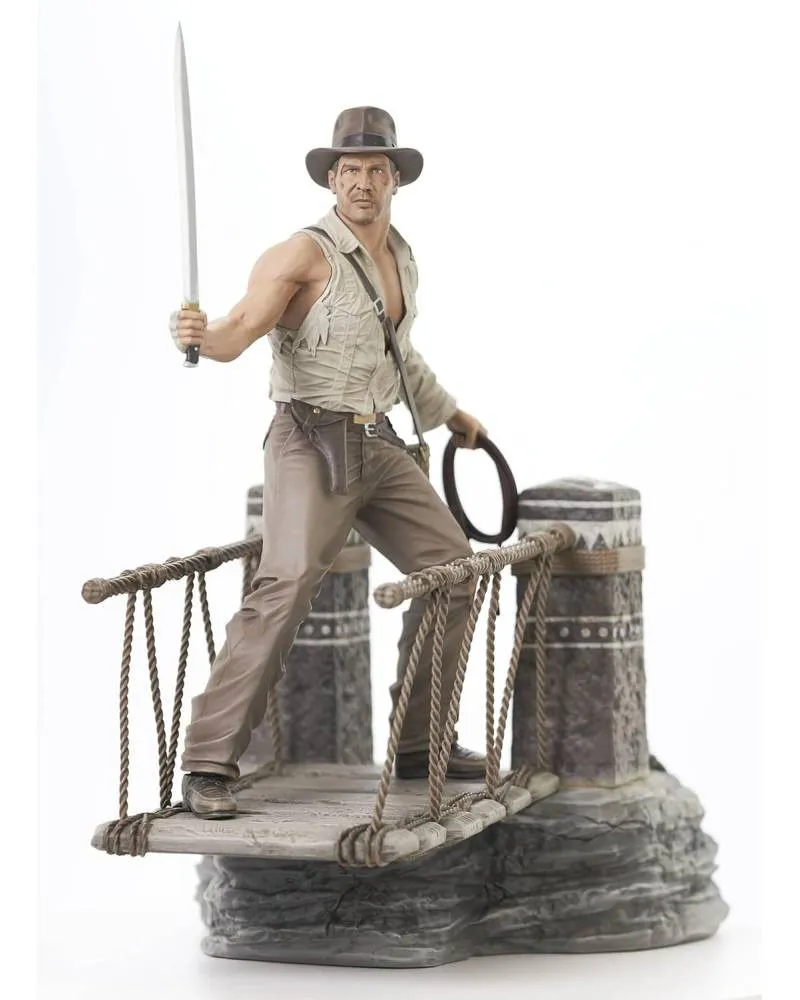 Statue Indiana Jones - Temple Of Doom - Rope Bridge 