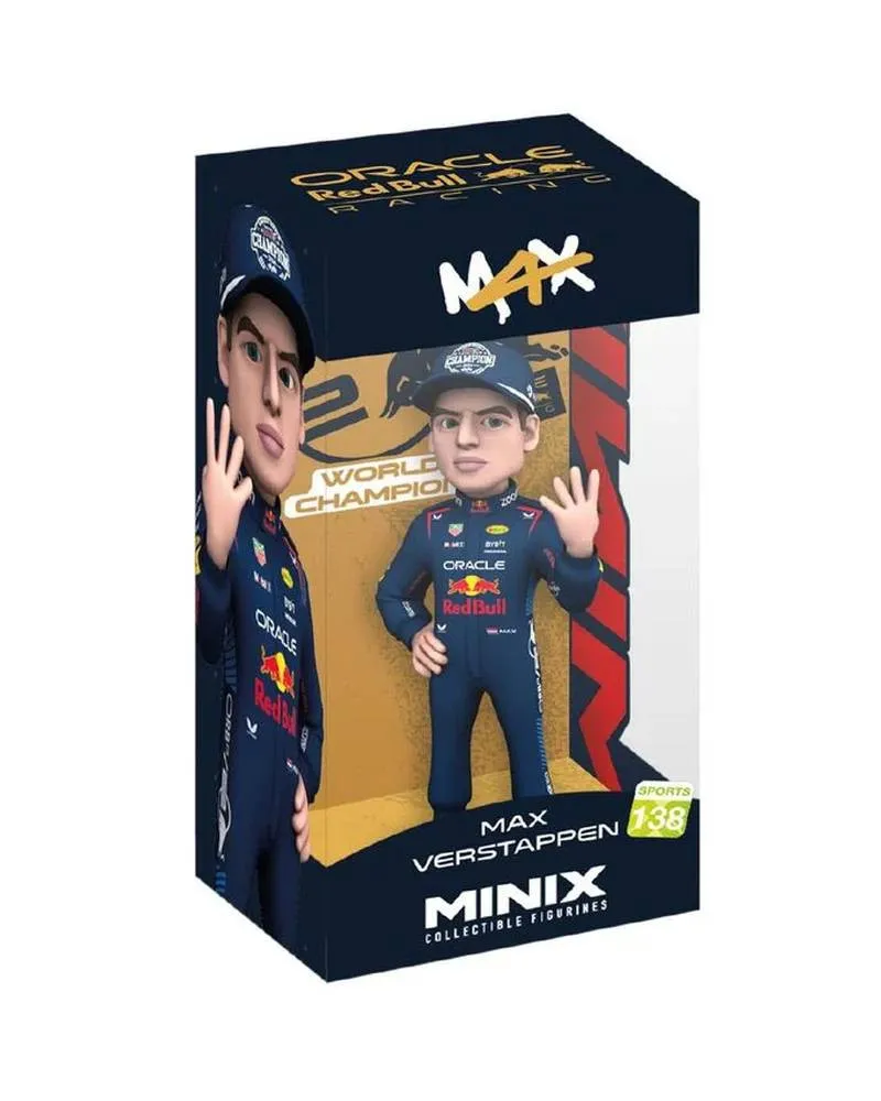 Statue Minix - F1 Red Bull - Max Verstappen 4th World Champion 