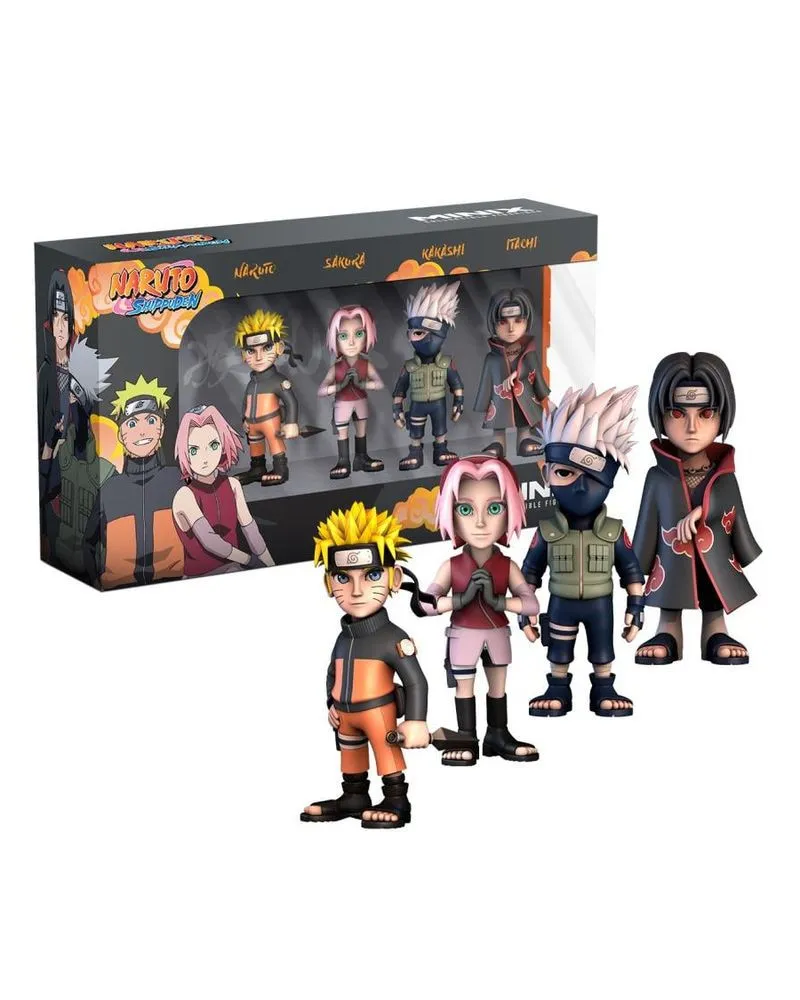 Statue Minix - Naruto Shippuden - 4 pack 