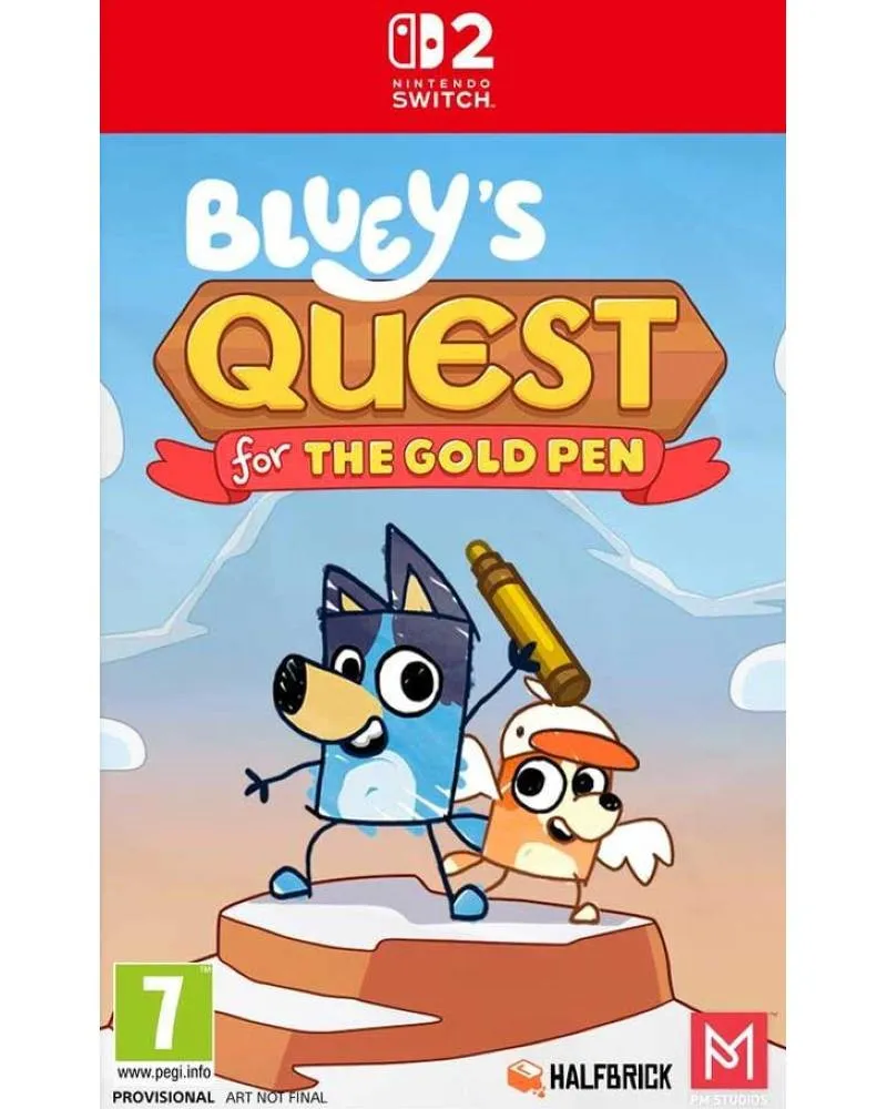 Switch 2 Bluey's Quest for the Gold Pen 