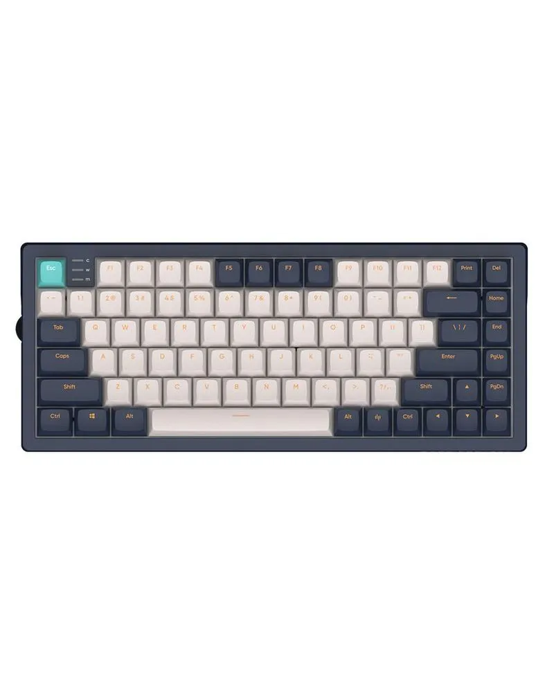 Tastatura Dark Project KD83A Ivory/Navy Blue - RGB (ANSI) 
