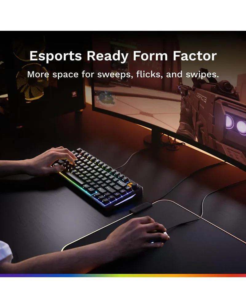 Tastatura Glorious GMBK 3 75% Pre-Built ANSI - Black 