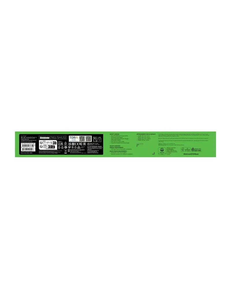 Tastatura Razer BlackWidow V4 Low-profile HyperSpeed - Wireless (Green Switch) 