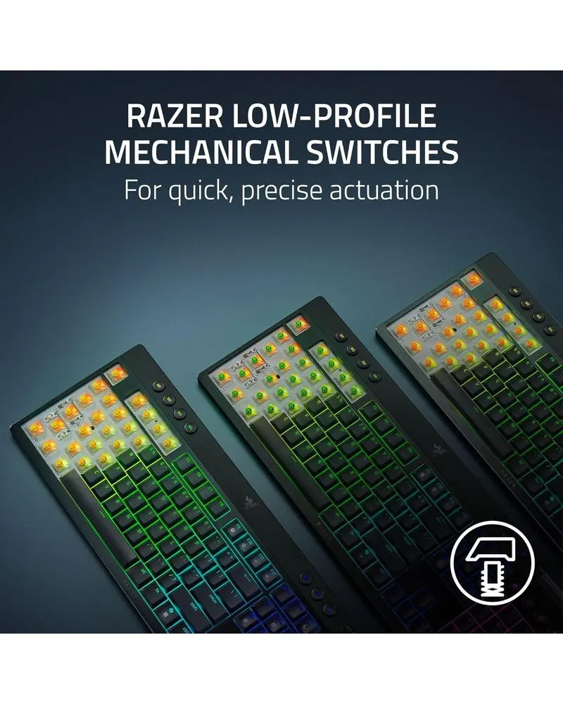 Tastatura Razer BlackWidow V4 Low-profile HyperSpeed - Wireless (Green Switch) 