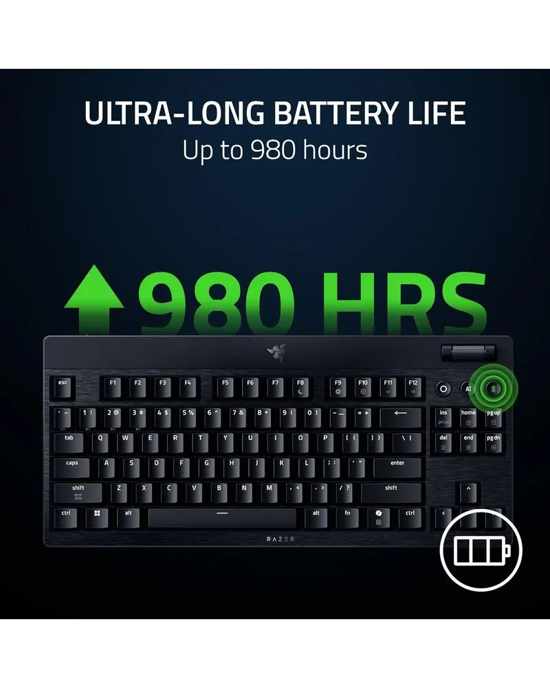 Tastatura Razer BlackWidow V4 Low-profile HyperSpeed - Wireless (Green Switch) 