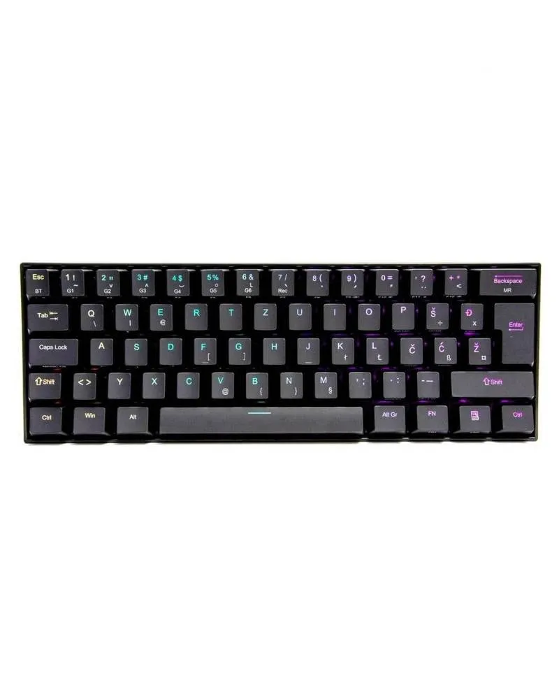 Tastatura Redragon Draconic K530 YU RGB Pro Bluetooth Brown Switch - Black 