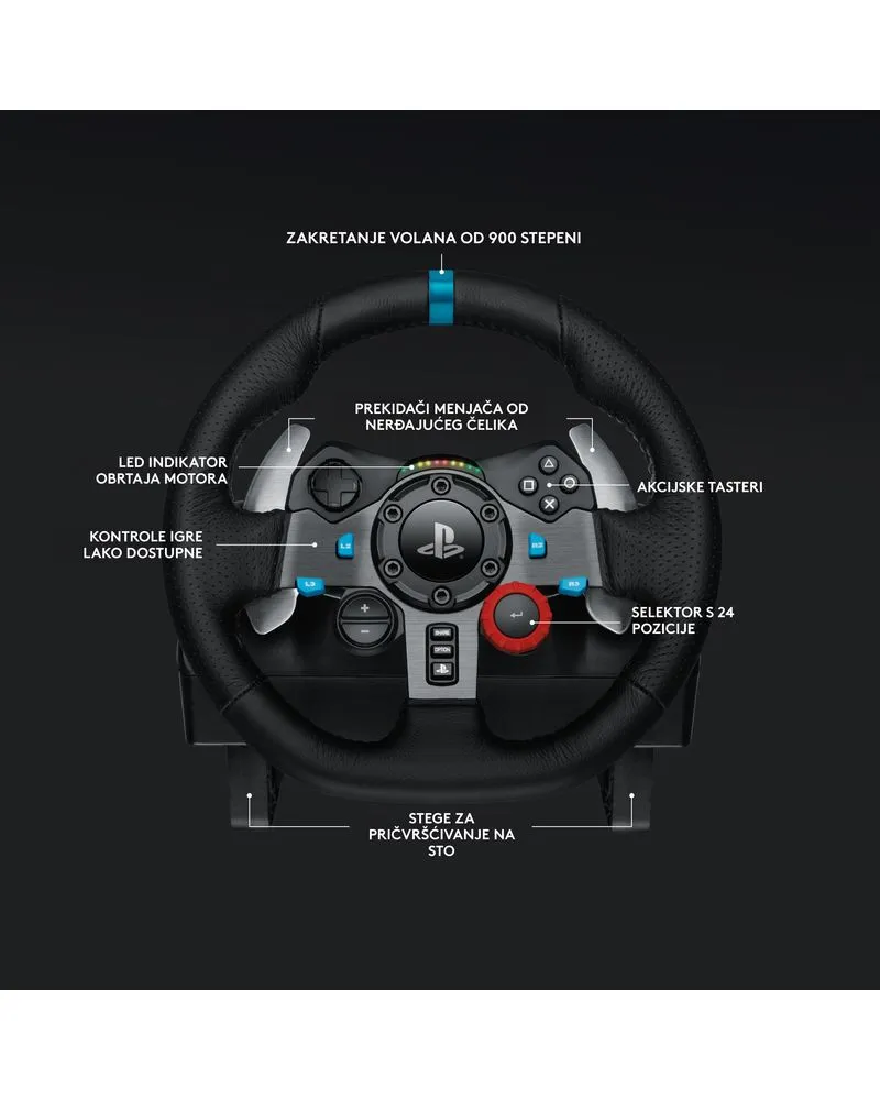 Volan Logitech G29  Racing Wheel + Logitech Shifter 